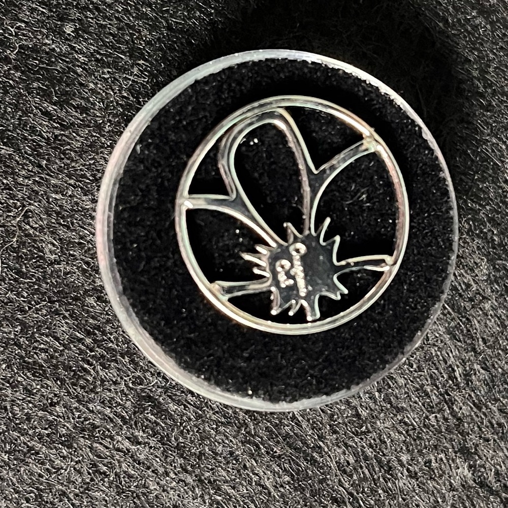 Origami Owl Silver Flower Plate